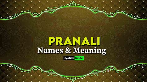 Meaning of panali .